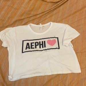 AEPHI cropped comfy tee